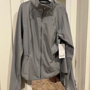 Athleta Interval Jacket / Storm Cloud / Medium